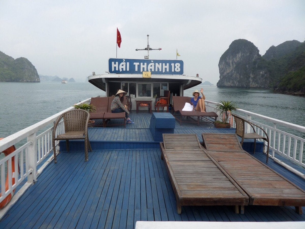 Our boat for the day