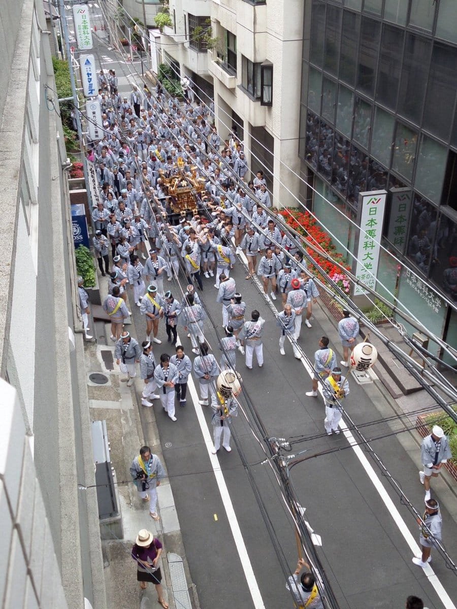 The procession