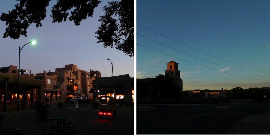 Santa Fe at night