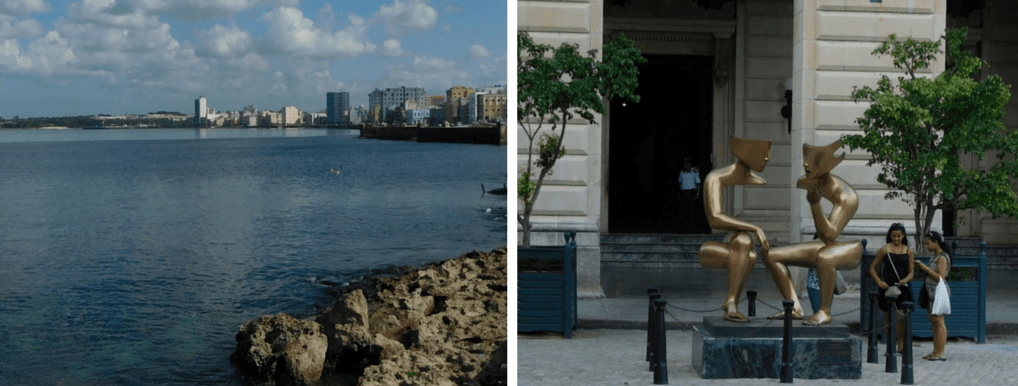 The Malecon and city art
