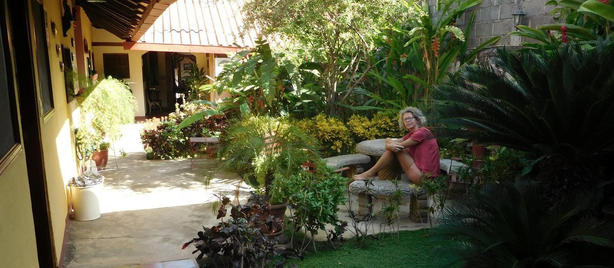 Our B&B in Leonwhere we were visited by Turtles, Hummingbirds, Eguanas and other exotic wildlife